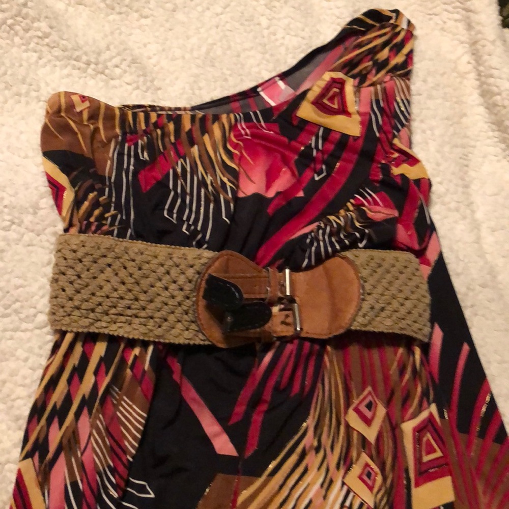 One shoulder dress
